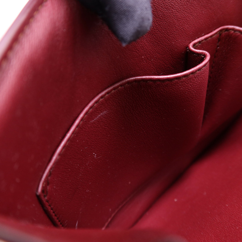 CELINE 牛皮皮革Shoulder Bag金扣肩背袋-20