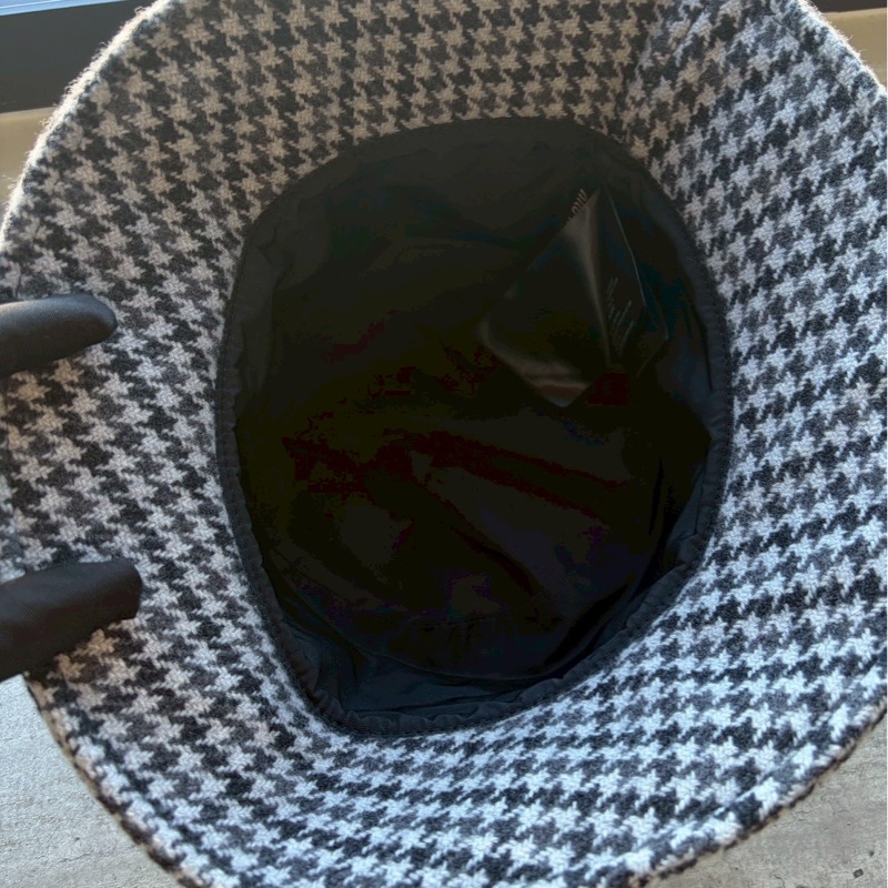 Miu Miu千鳥格漁夫帽M-5