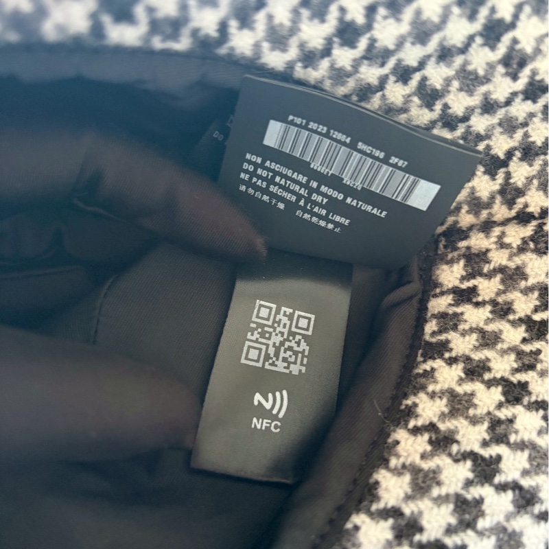 Miu Miu千鳥格漁夫帽M-12