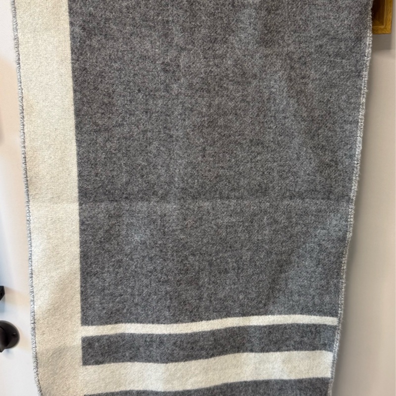 愛馬仕羊絨頸巾-2