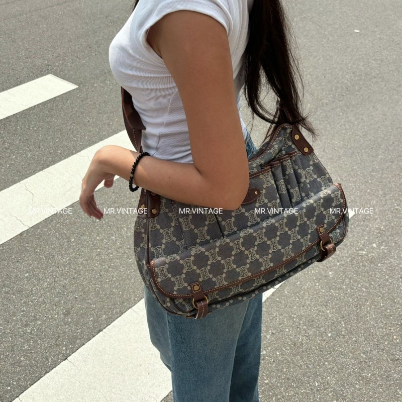 🏷Celine丹寧側背包-1