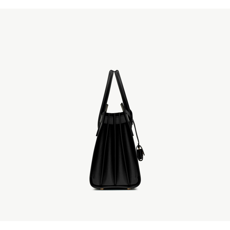 SAINT LAURENT Saint Laurent Sac de Jour 黑色皮革包 378299 02G9W 1000-3