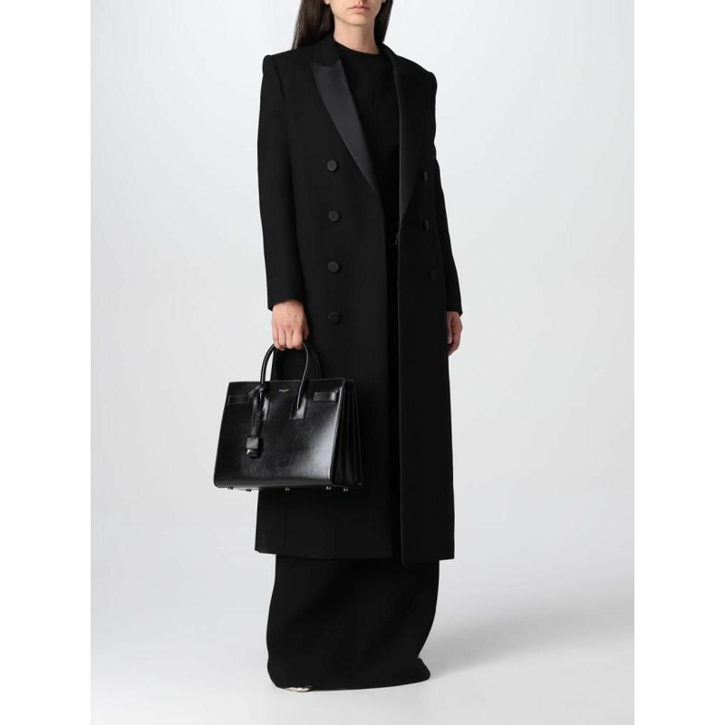 SAINT LAURENT Saint Laurent Sac de Jour 黑色皮革包 378299 02G9W 1000-18