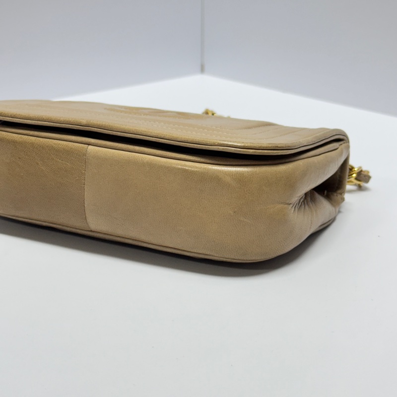 （甜甜價🥰） Chanel 香奈兒 經典羊皮 斜背包 專櫃17.3萬！-8