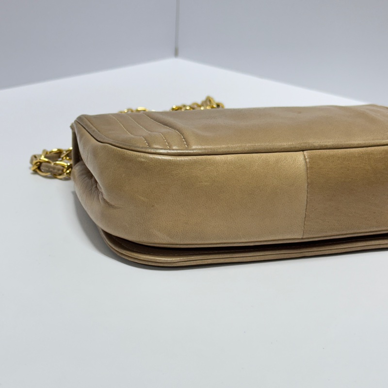 （甜甜價🥰） Chanel 香奈兒 經典羊皮 斜背包 專櫃17.3萬！-9