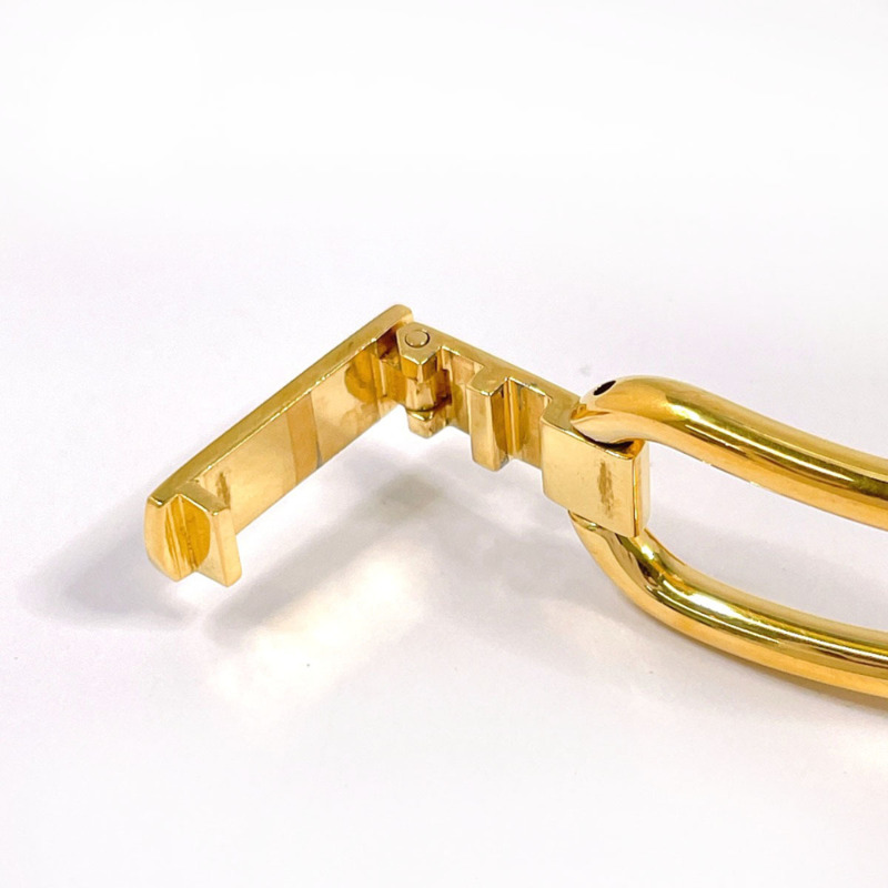 GUCCI 1500L 女士腕錶，不鏽鋼/不鏽鋼錶殼，金色錶帶，石英機芯，黑色錶盤-9