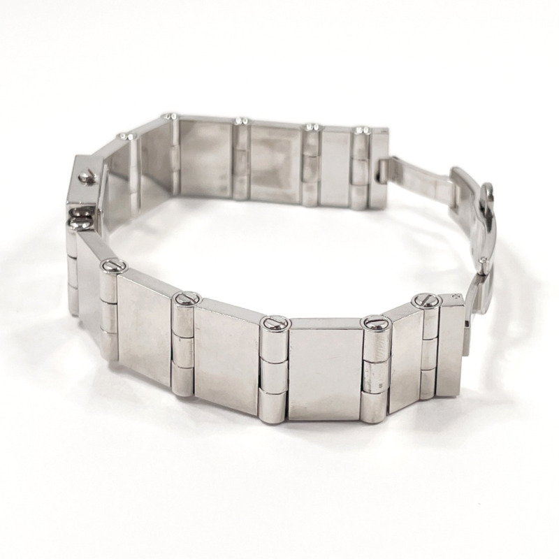 GUCCI 600L 女士腕錶，不鏽鋼/不鏽鋼錶殼，銀色，石英機芯，黑色錶盤-3