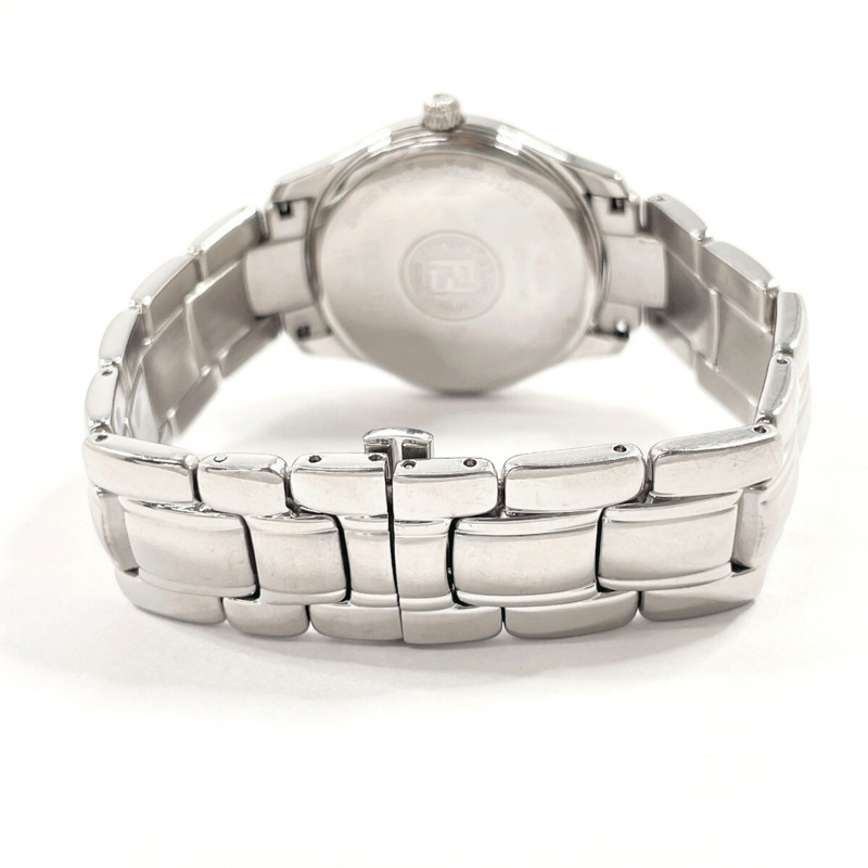 FENDI Horology 210G 男錶，不鏽鋼/不鏽鋼錶殼，銀色石英機芯，黑色錶盤-2