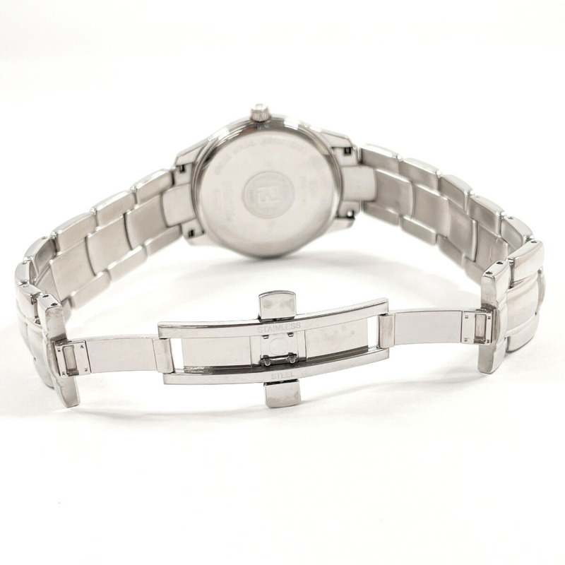 FENDI Horology 210G 男錶，不鏽鋼/不鏽鋼錶殼，銀色石英機芯，黑色錶盤-5