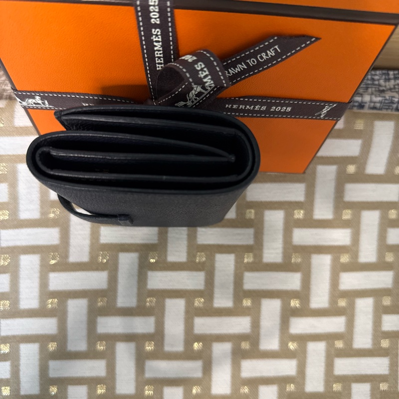 愛馬仕三摺銀包-2