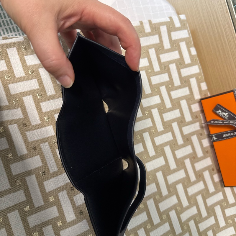 愛馬仕三摺銀包-6