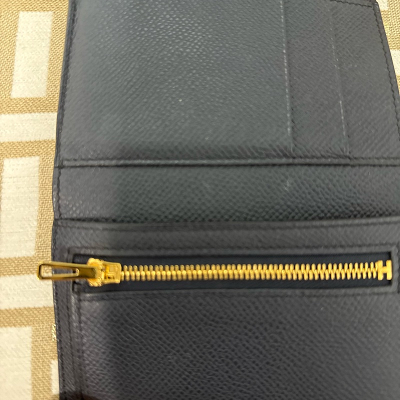 愛馬仕三摺銀包-9