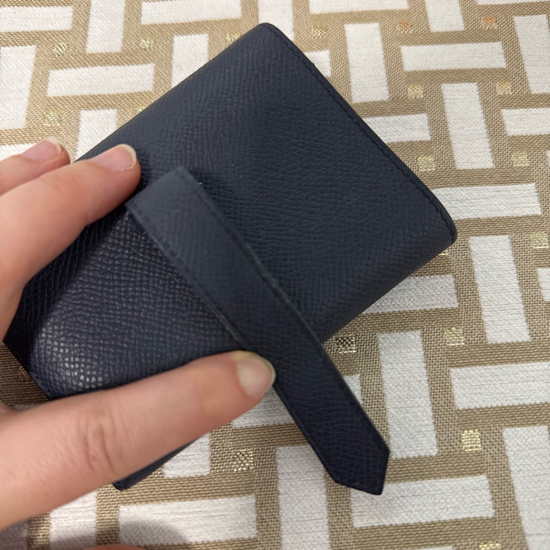 愛馬仕三摺銀包-10