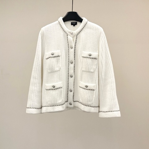 【99新】Chanel/香奈兒/白色外套/36碼/118551