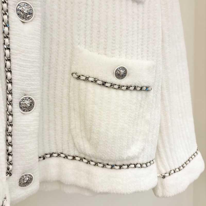 【99新】Chanel/香奈兒/白色外套/36碼/118551-2