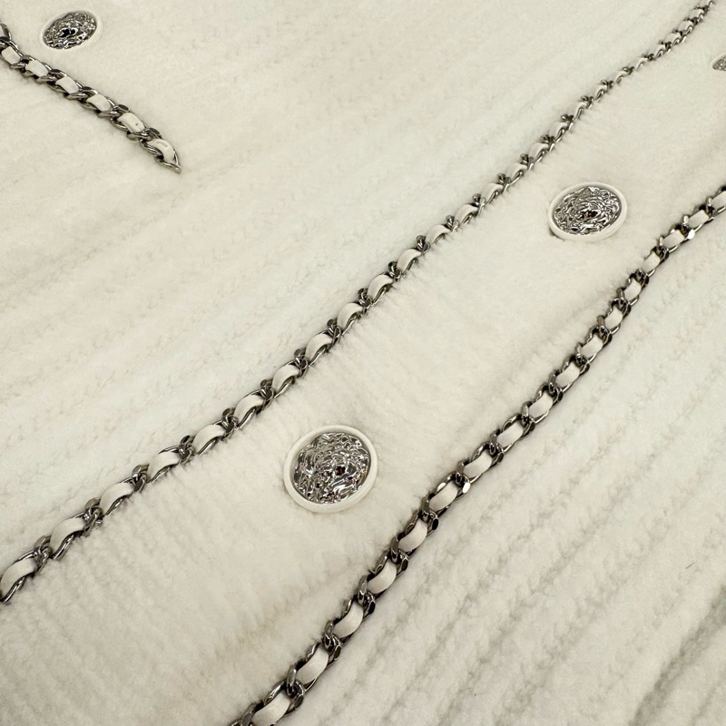 【99新】Chanel/香奈兒/白色外套/36碼/118551-5