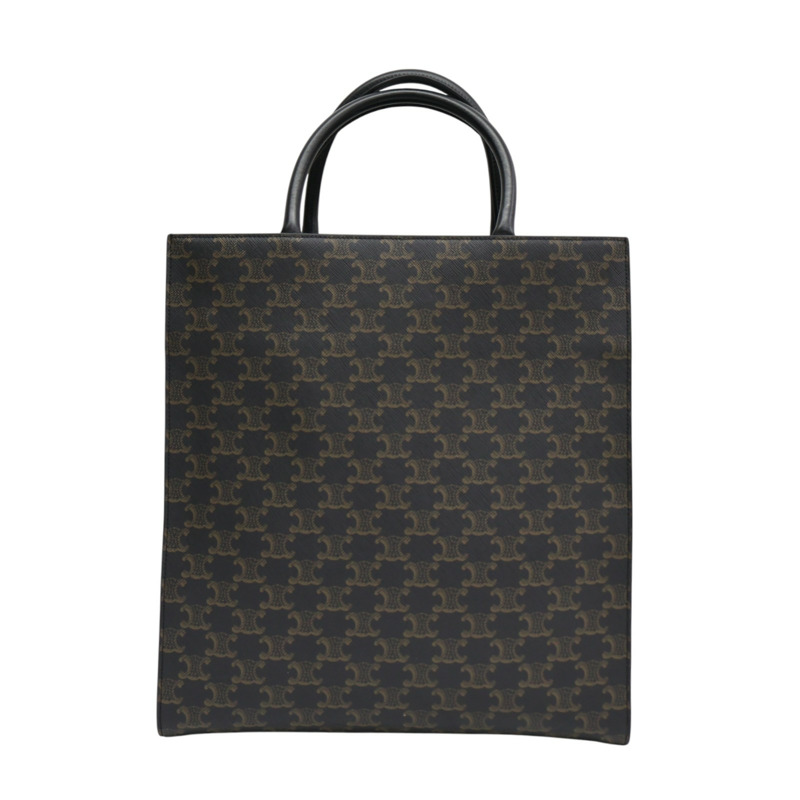 黑色 Triomphe帆布 Cabas 老花琴譜包 肩背包【CELINE 賽琳】-1