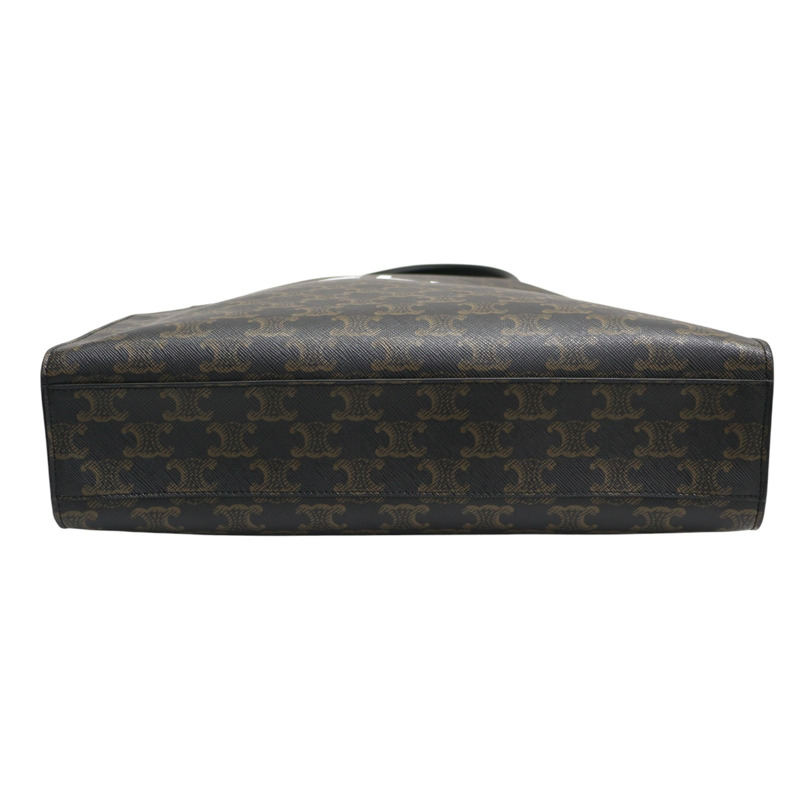 黑色 Triomphe帆布 Cabas 老花琴譜包 肩背包【CELINE 賽琳】-3