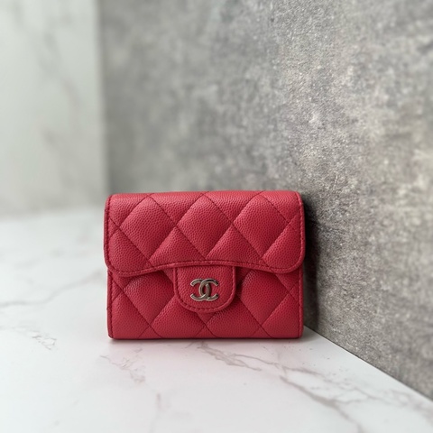 💗香緹國際精品💗 698 CF桃紅卡包 保卡款