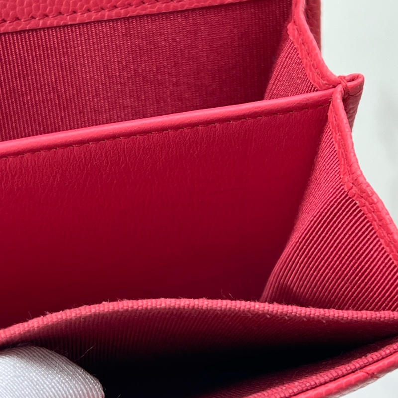 💗香緹國際精品💗 698 CF桃紅卡包 保卡款-1