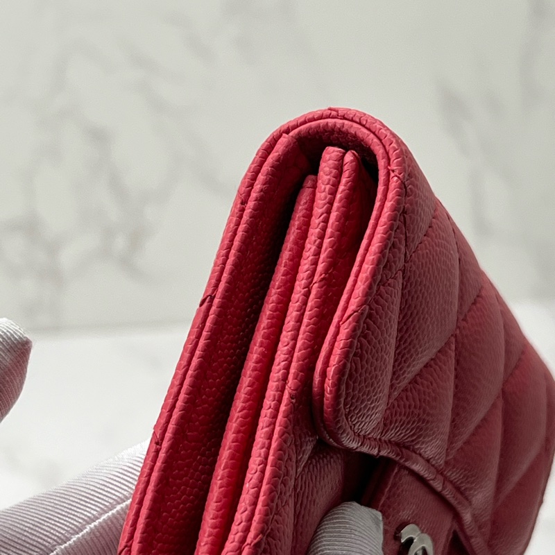 💗香緹國際精品💗 698 CF桃紅卡包 保卡款-2