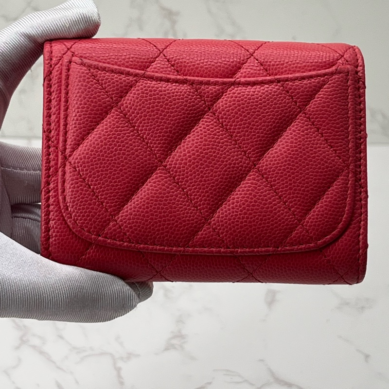 💗香緹國際精品💗 698 CF桃紅卡包 保卡款-7