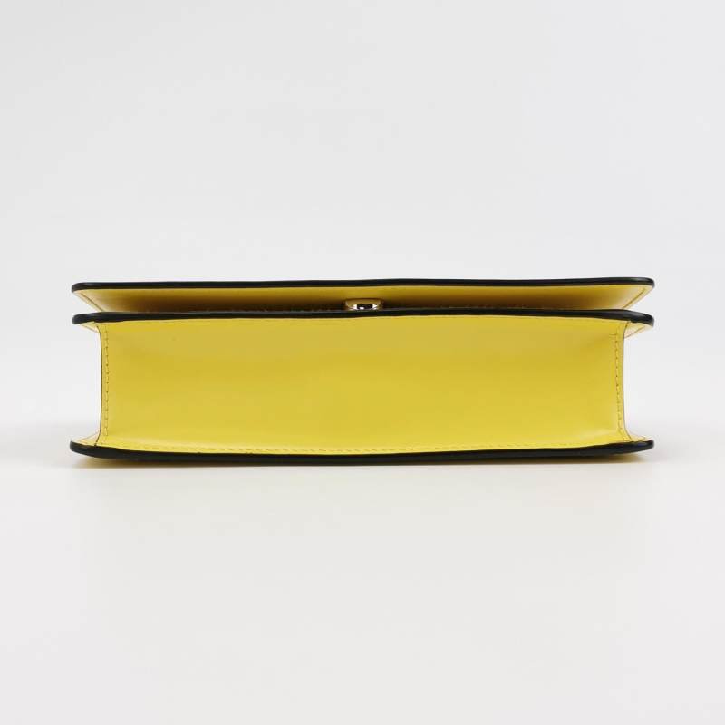 Prada牛皮純色三角徽標單肩包-5