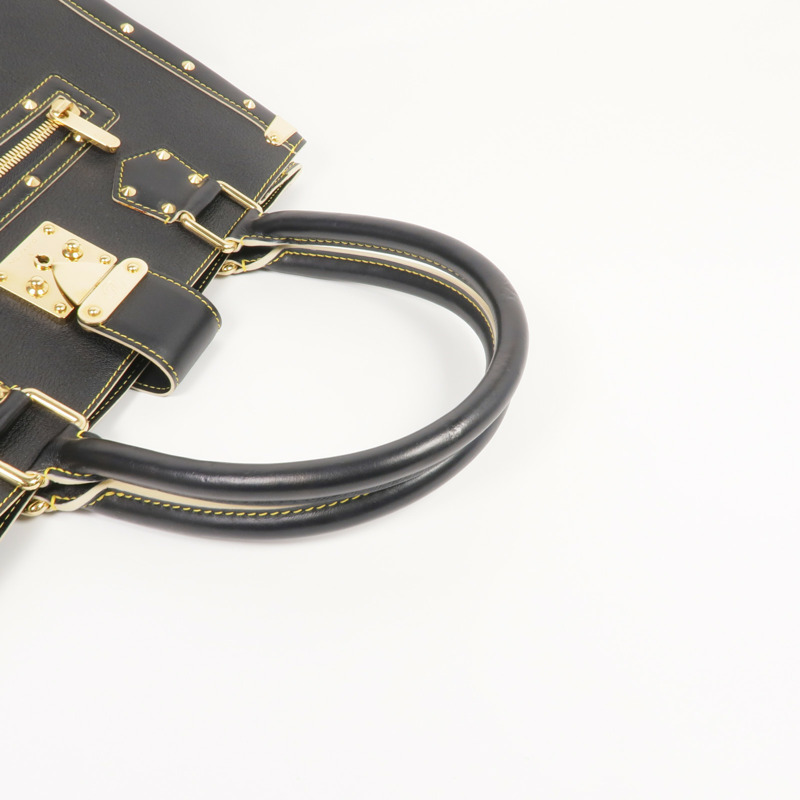 LOUIS VUITTON Suhali皮革Fabuleux金扣手挽袋-4