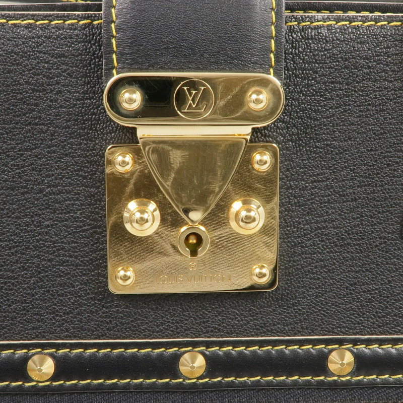 LOUIS VUITTON Suhali皮革Fabuleux金扣手挽袋-9