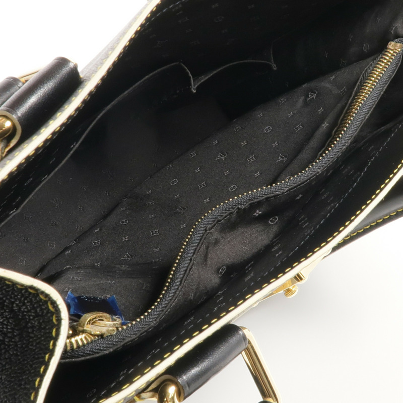 LOUIS VUITTON Suhali皮革Fabuleux金扣手挽袋-11