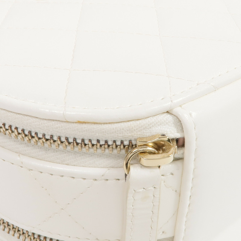 CHANEL 羊皮皮革2 Way Shoulder金扣手挽肩背兩用袋-6