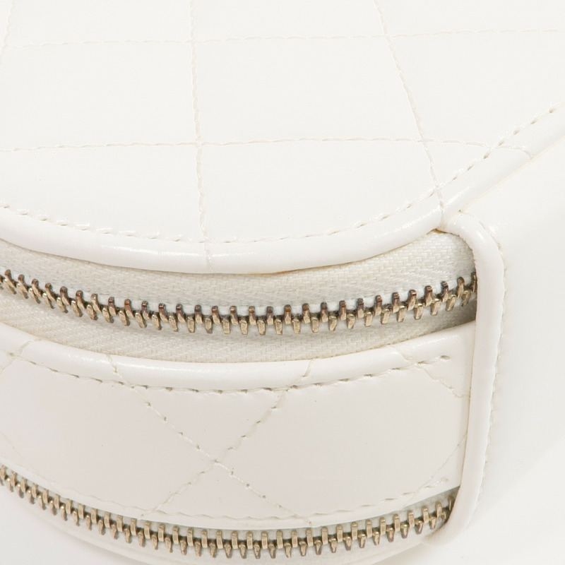 CHANEL 羊皮皮革2 Way Shoulder金扣手挽肩背兩用袋-8