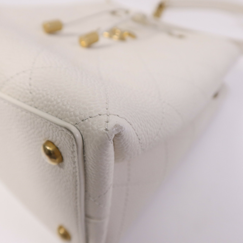 CHANEL 牛皮皮革Chain Shoulder Bag金扣鏈帶肩背袋-10