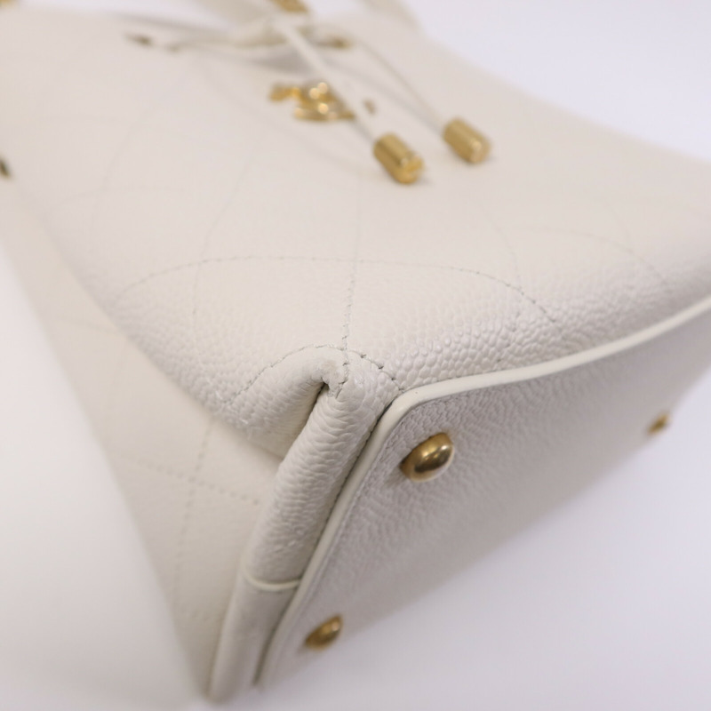 CHANEL 牛皮皮革Chain Shoulder Bag金扣鏈帶肩背袋-11