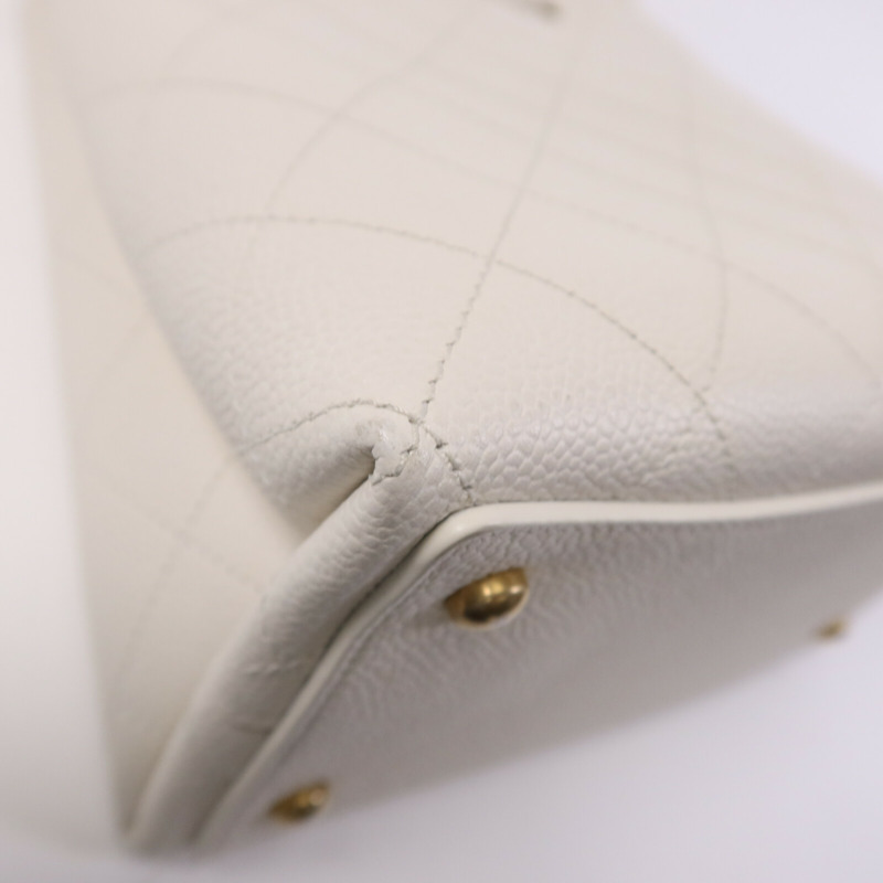 CHANEL 牛皮皮革Chain Shoulder Bag金扣鏈帶肩背袋-13