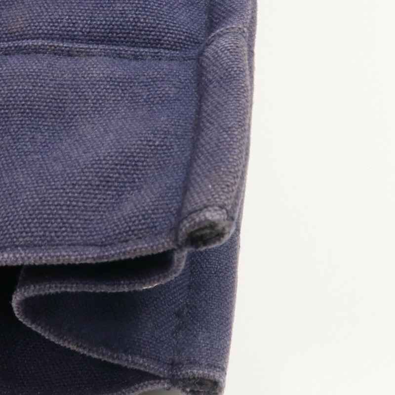 HERMES 帆布Herline MM銀扣手挽袋-9