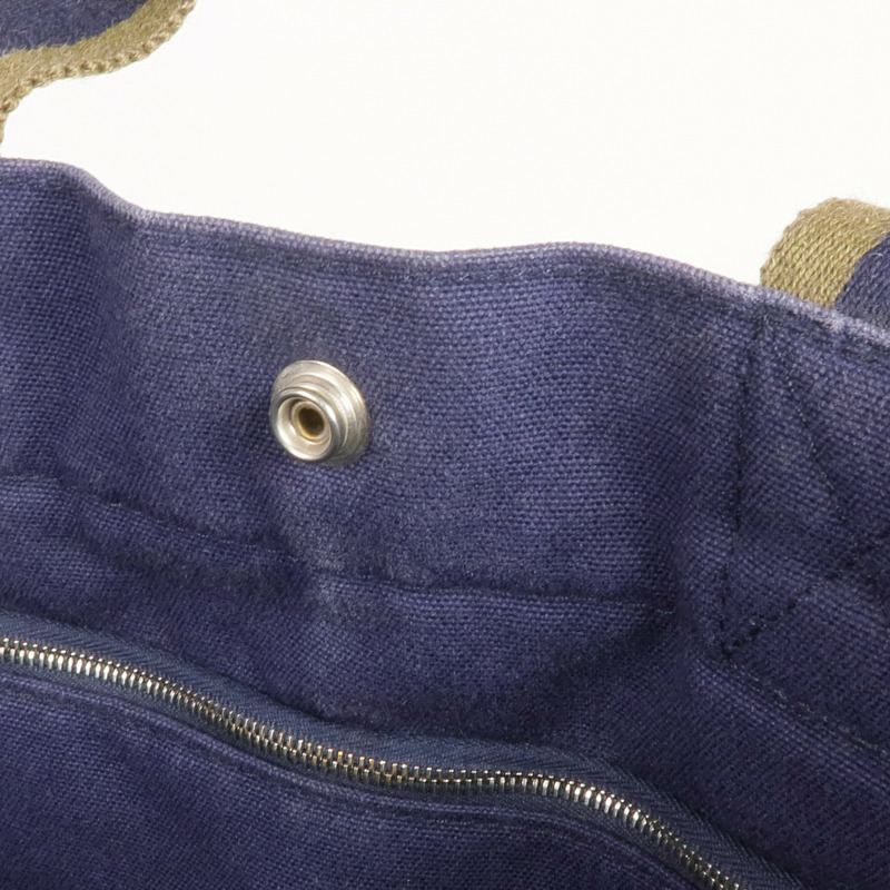 HERMES 帆布Herline MM銀扣手挽袋-16