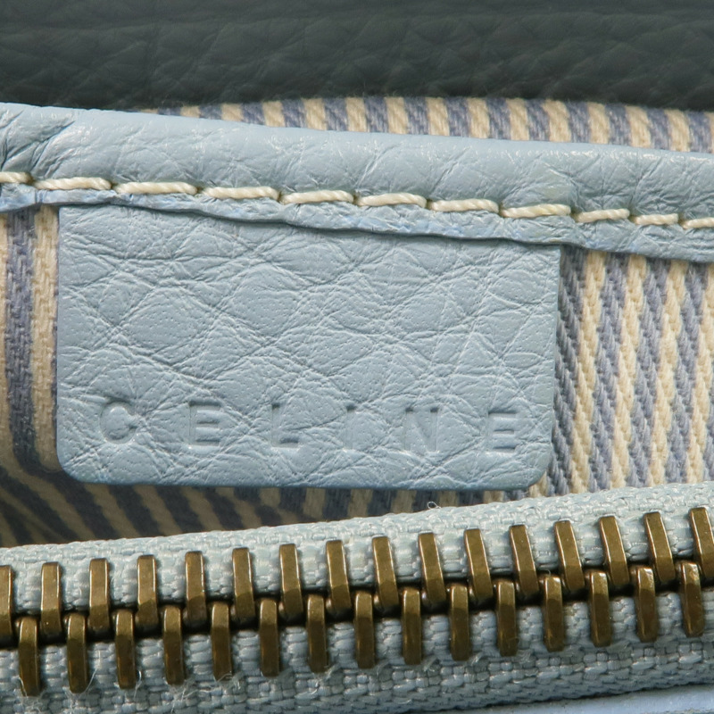 CELINE 牛皮皮革Handbag金扣手挽袋-12