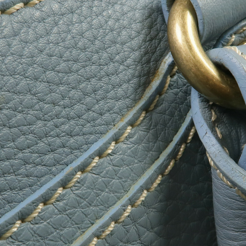 CELINE 牛皮皮革Handbag金扣手挽袋-16