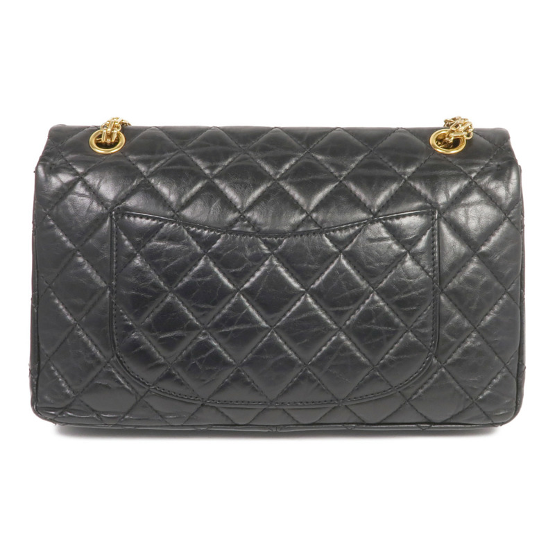 CHANEL 牛皮皮革2.55 Medium金扣鏈帶肩背袋-1