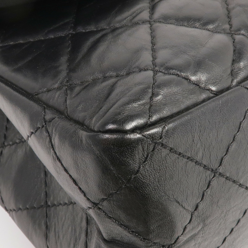 CHANEL 牛皮皮革2.55 Medium金扣鏈帶肩背袋-6