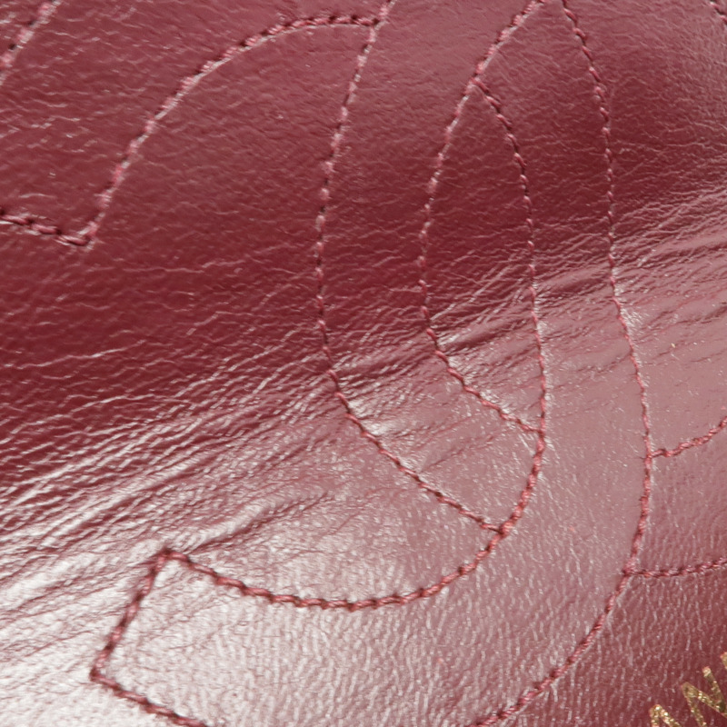 CHANEL 牛皮皮革2.55 Medium金扣鏈帶肩背袋-14