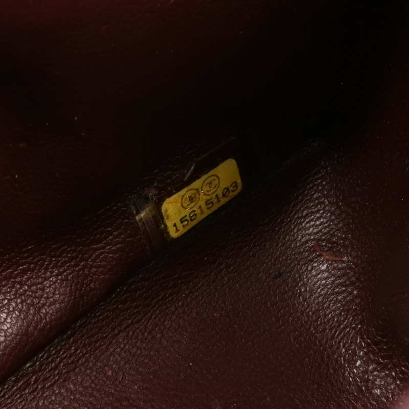 CHANEL 牛皮皮革2.55 Medium金扣鏈帶肩背袋-16