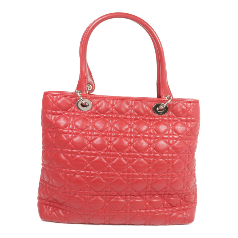 Dior 皮革Shoulder Bag/Handbag銀扣肩背袋/手挽袋-1