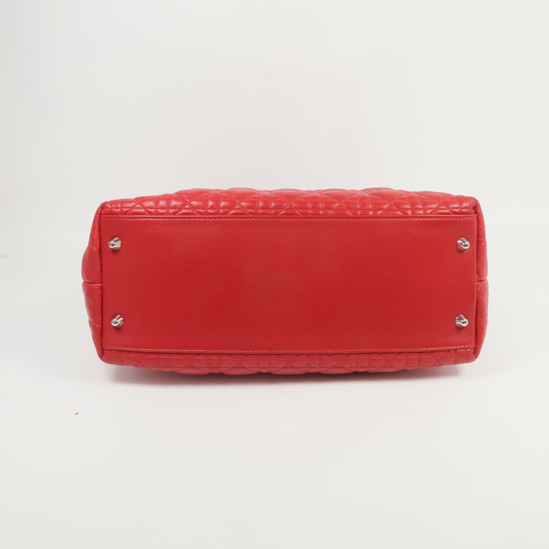 Dior 皮革Shoulder Bag/Handbag銀扣肩背袋/手挽袋-3