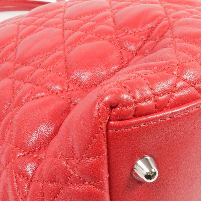 Dior 皮革Shoulder Bag/Handbag銀扣肩背袋/手挽袋-6