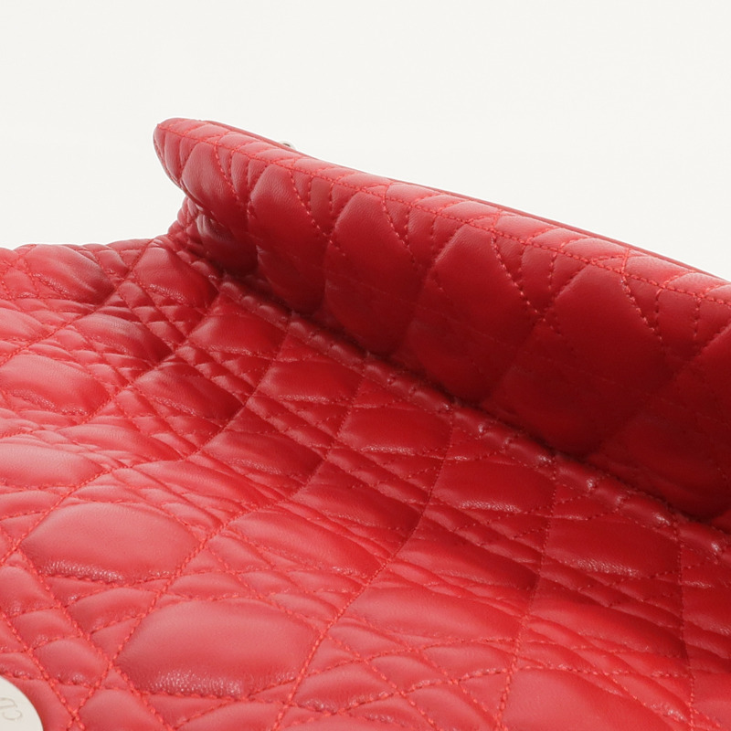 Dior 皮革Shoulder Bag/Handbag銀扣肩背袋/手挽袋-14