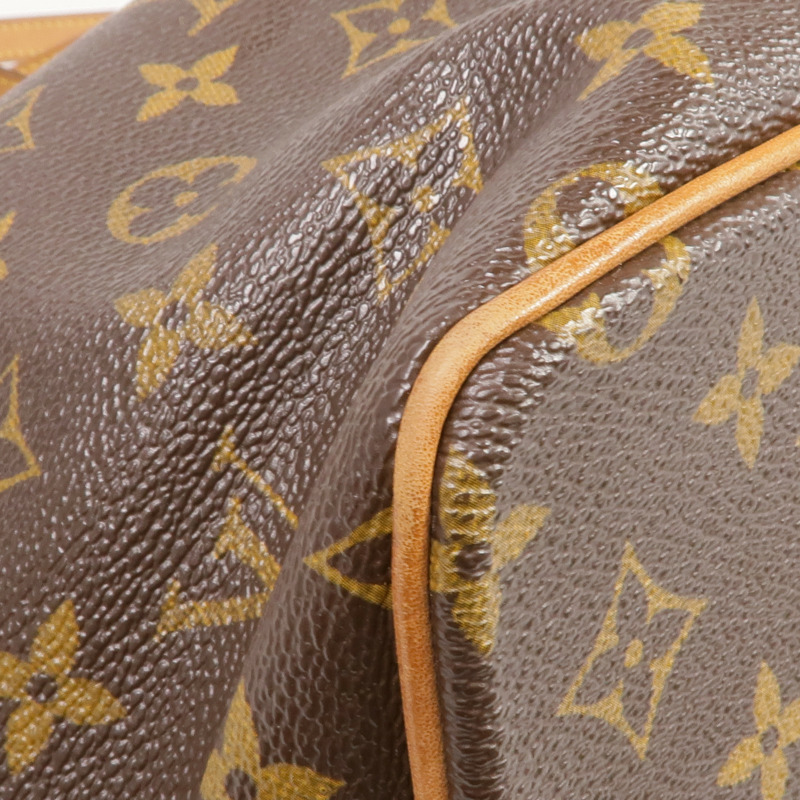 LOUIS VUITTON Monogram Palermo PM金扣手挽肩背兩用袋棕色-6