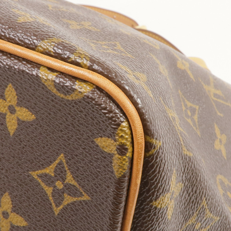 LOUIS VUITTON Monogram Palermo PM金扣手挽肩背兩用袋棕色-7