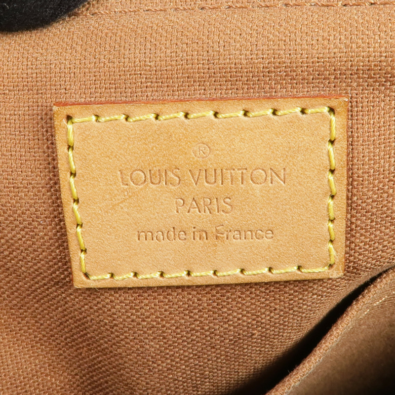 LOUIS VUITTON Monogram Palermo PM金扣手挽肩背兩用袋棕色-13